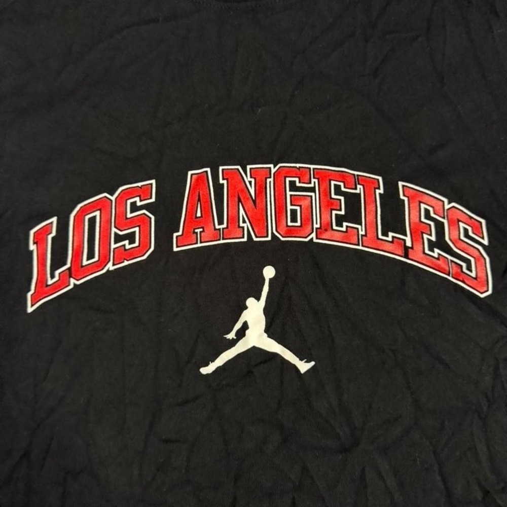 Jordan black Los Angeles tee men Size 3XL - Picture 3 of 6